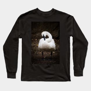 Elegant Swan Long Sleeve T-Shirt